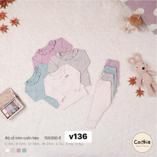 Cookie - Bộ cổ tròn cuốn bèo