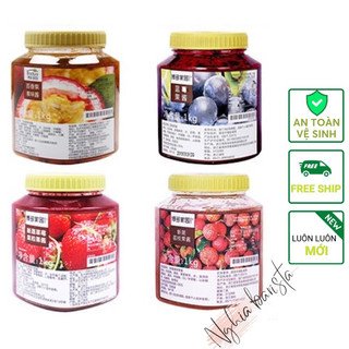 Sốt boduo vị: xoài, dâu, đào, việt quất, dưa lưới, chuối