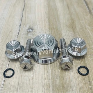 Ốc Chảng Ba Inox CNC RAIDER/SATRIA FI SONIC Mẫu Thái
