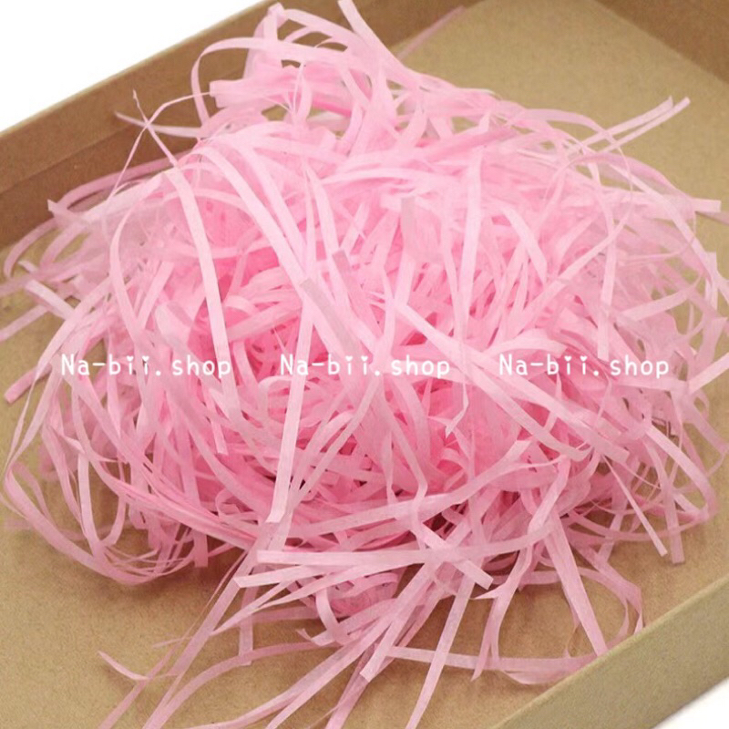 Giấy rơm gói quà chèn hộp đóng hàng chống sốc 100g