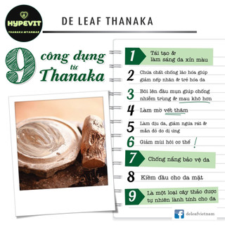 Kem dưỡng trắng da De Leaf Thanaka Thái Lan