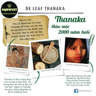 Kem dưỡng trắng da De Leaf Thanaka Thái Lan