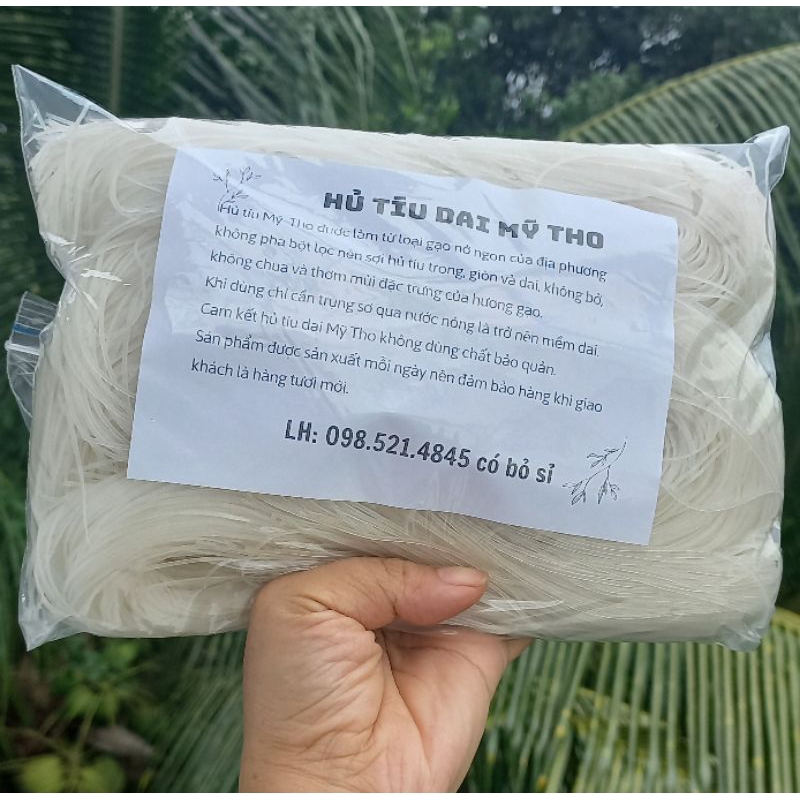 Hủ tiếu dai Mỹ Tho loại tươi (không chua không bở, không hàn the)