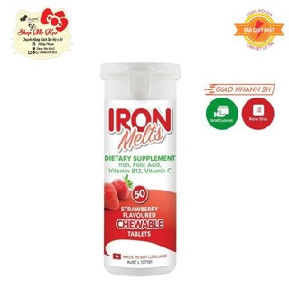 🍓 🍓 viên sắt ngậm iron melts úc 50 viên 🍓🍓