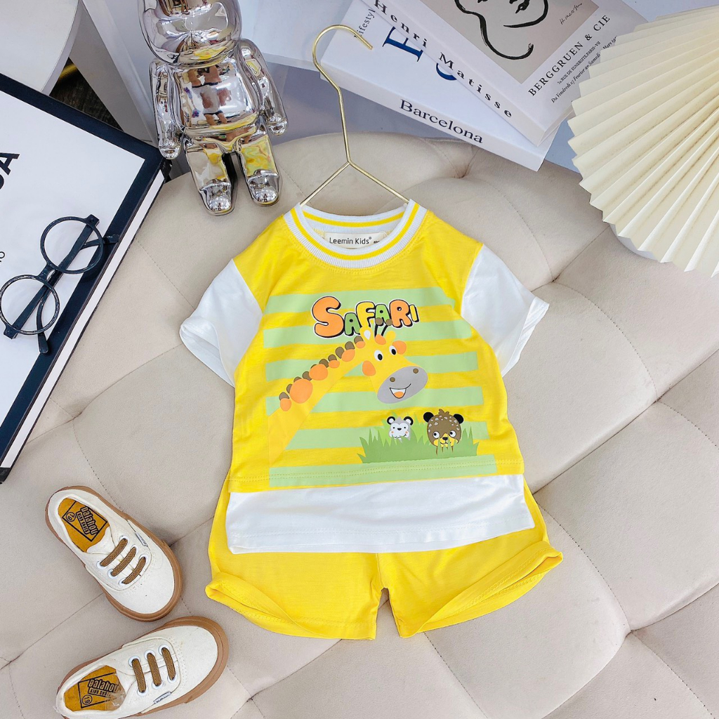 Sale !!! Đồ bộ bé trai bé gái Minky Mom Chính Hãng chất thun lạnh loại 1 cho bé 7-32kg