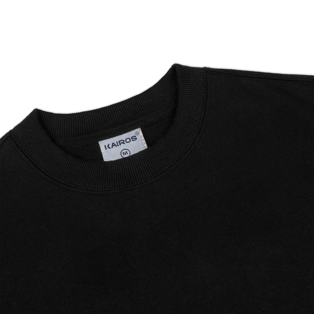 Áo sweater nỉ bông Kairos form rộng dài tay mẫu mèo noel