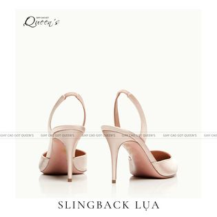 Giày cao gót SINGBACK LỤA, cao 7-9cm, chất liệu lụa êm chân, cao cấp