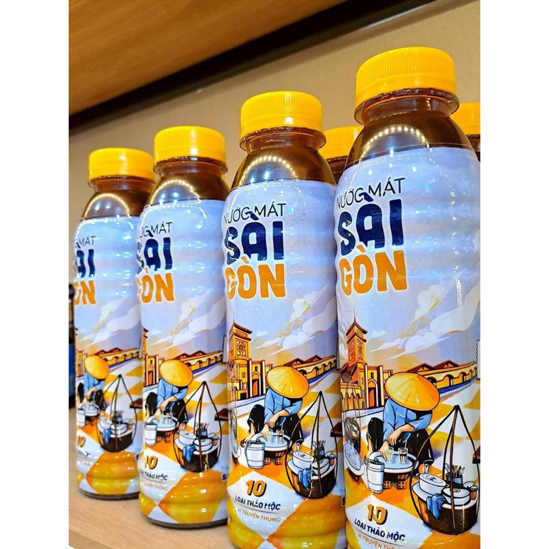 Lốc 6 chai Nước mát Sài Gòn 500ml