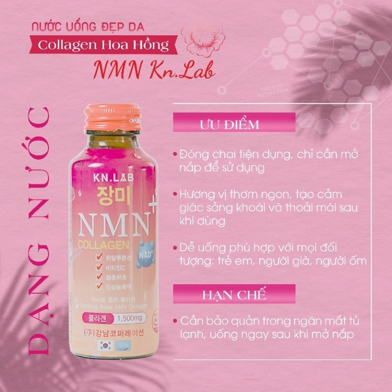 Collagen NMN KN.LAB Hàn Quốc 1H= 10 Ống