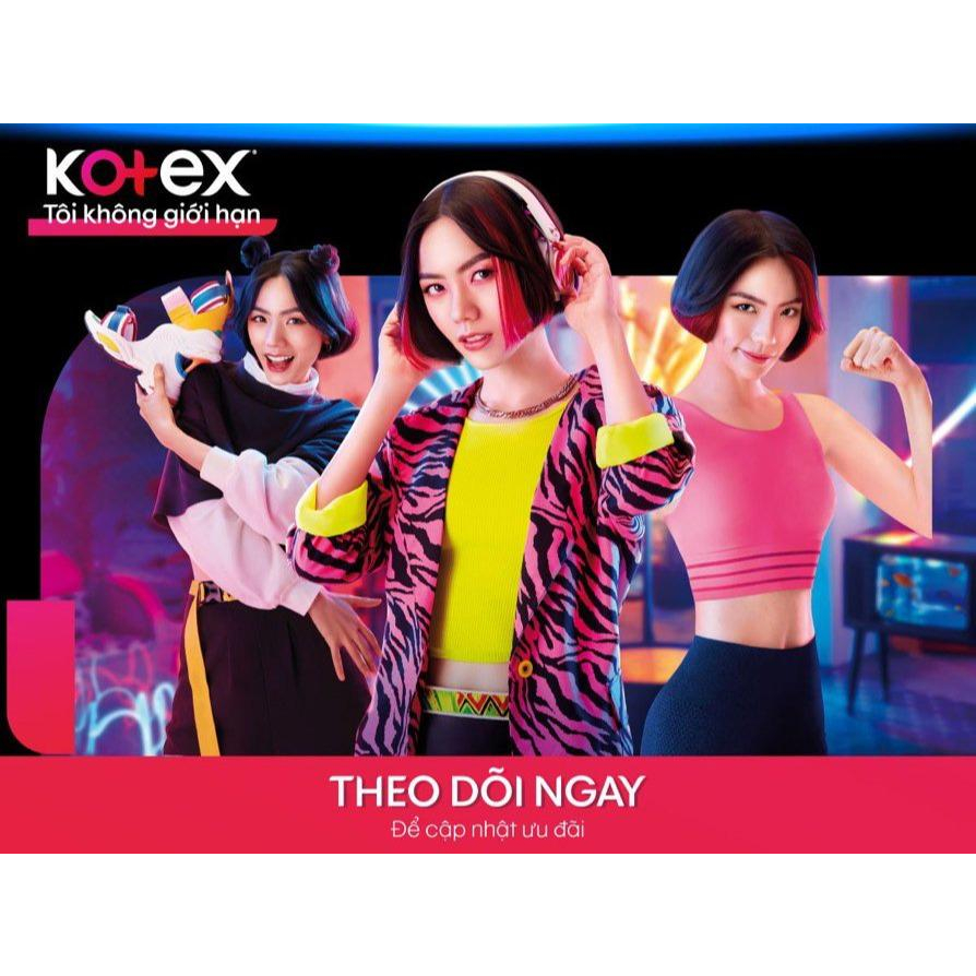 Combo Băng vệ sinh Kotex mỏng cánh 23cm 20 miếng