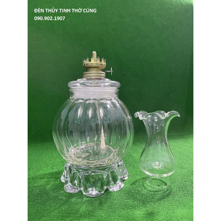 Đèn dầu thờ cúng - bí tàn