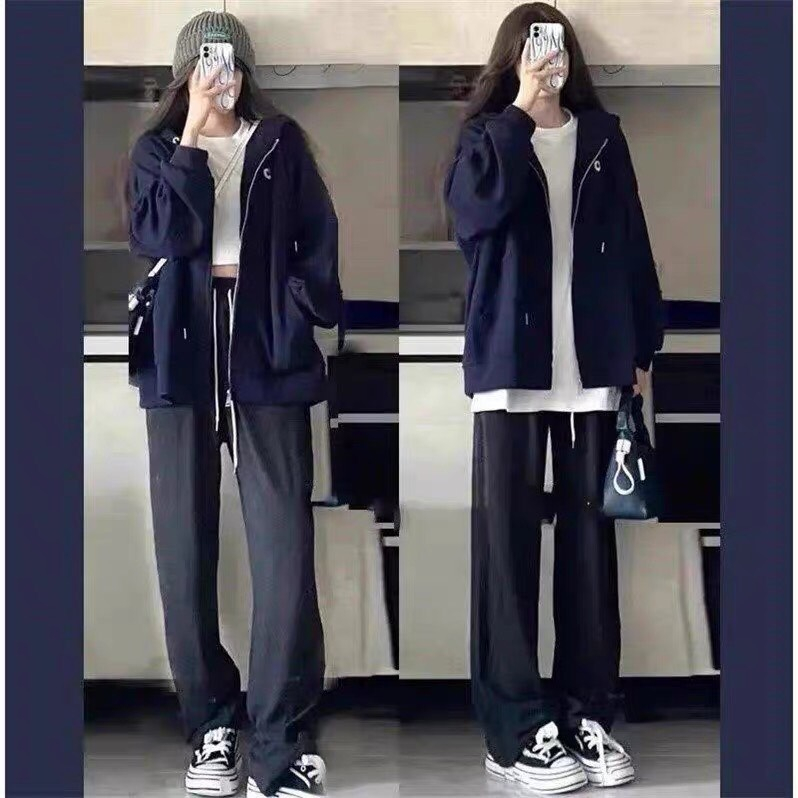 Áo khoác nỉ,áo hoodie có mũ kéo khoá chữ C chất nỉ dày dặn form rộng Unisex nam nữ mặc đi học đi chơi