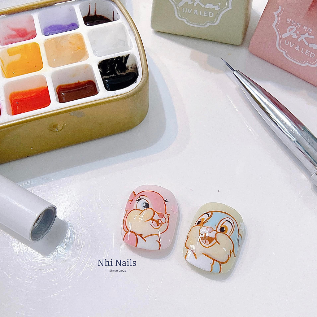 Pan màu mini đựng sơn Gel chiết