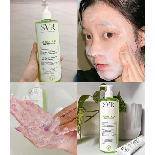 Sữa Rửa Mặt S.V-R Sebiaclear Dành cho da dầu mụn Gel Moussant 400ml mẫu mới | BigBuy360 - bigbuy360.vn