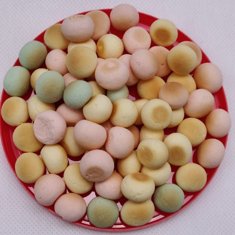 Bánh quy ăn vặt Macaron kiểu Nhật thơm vị bơ trứng lon 138g