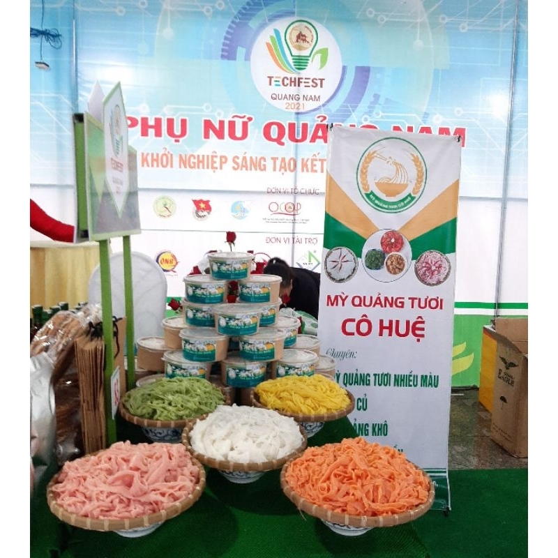 Mì quảng khô cô Huệ - Đặc sản Quảng Nam
