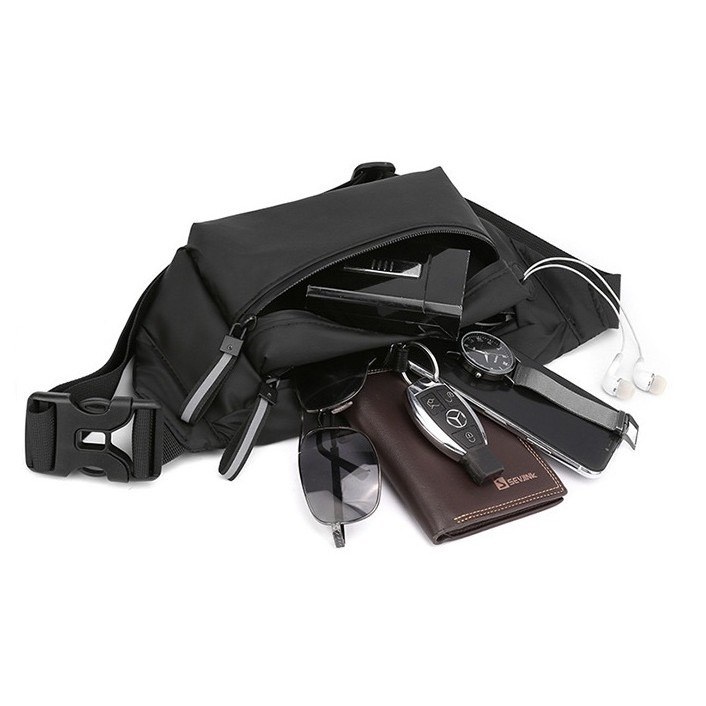 Túi Đeo Chéo Nam Nữ Vải Oxford Chống Nước, Khóa Phản Quang Phong Cách Streetwear TC98 thương hiệu 9-HOPE