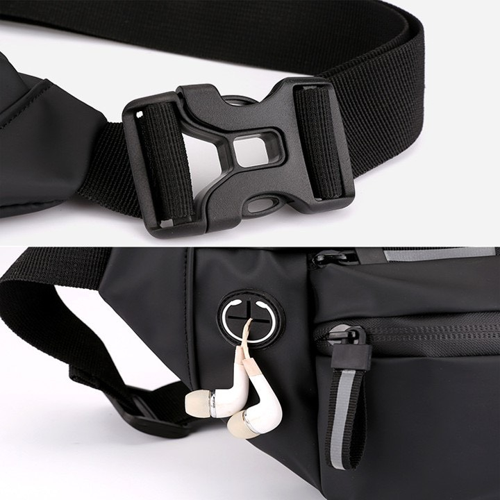 Túi Đeo Chéo Nam Nữ Vải Oxford Chống Nước, Khóa Phản Quang Phong Cách Streetwear TC98 thương hiệu 9-HOPE