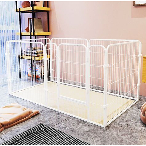 Quây sắt xịn 6 tấm quây chó hạng nặng nan ống (2 size)