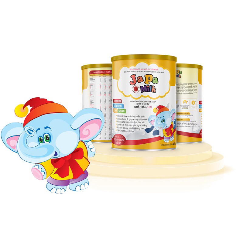 Sữa non tăng cân, tăng đề kháng cho bé Japa Milk nguyên liệu Nhật Bản