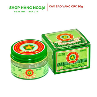 Dầu cù là cao sao vàng opc hủ 20g