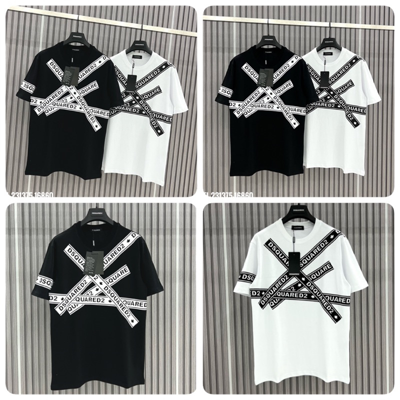 Áo phông nam DSQ chữ in Cao Cấp - Áo Thun nam hàng Đẹp