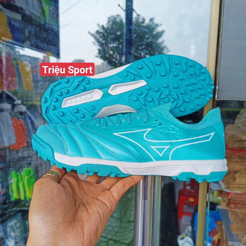 giày đá bóng mizuno sala beta tf ( tặng khâu đế free trọn đời )