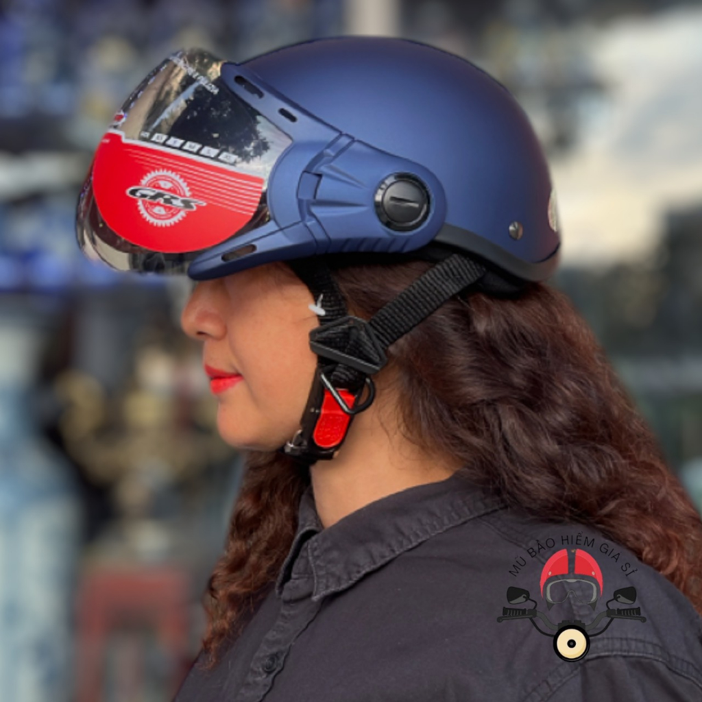 Mũ bảo hiểm GRS A33K chính hãng, nón bảo hiểm 1/2 có kính chắn gió,hàng cao cấp mũ bảo hiểm giá sỉ