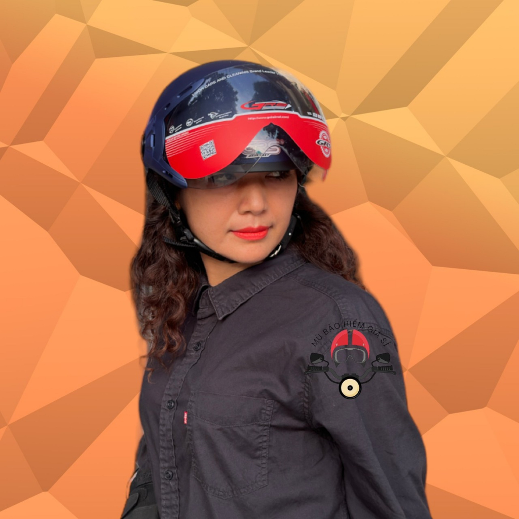 Mũ bảo hiểm GRS A33K chính hãng, nón bảo hiểm 1/2 có kính chắn gió,hàng cao cấp mũ bảo hiểm giá sỉ