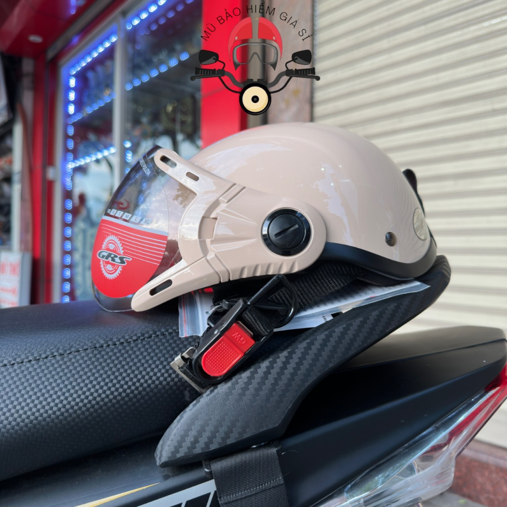 Mũ bảo hiểm GRS A33K chính hãng, nón bảo hiểm 1/2 có kính chắn gió,hàng cao cấp mũ bảo hiểm giá sỉ