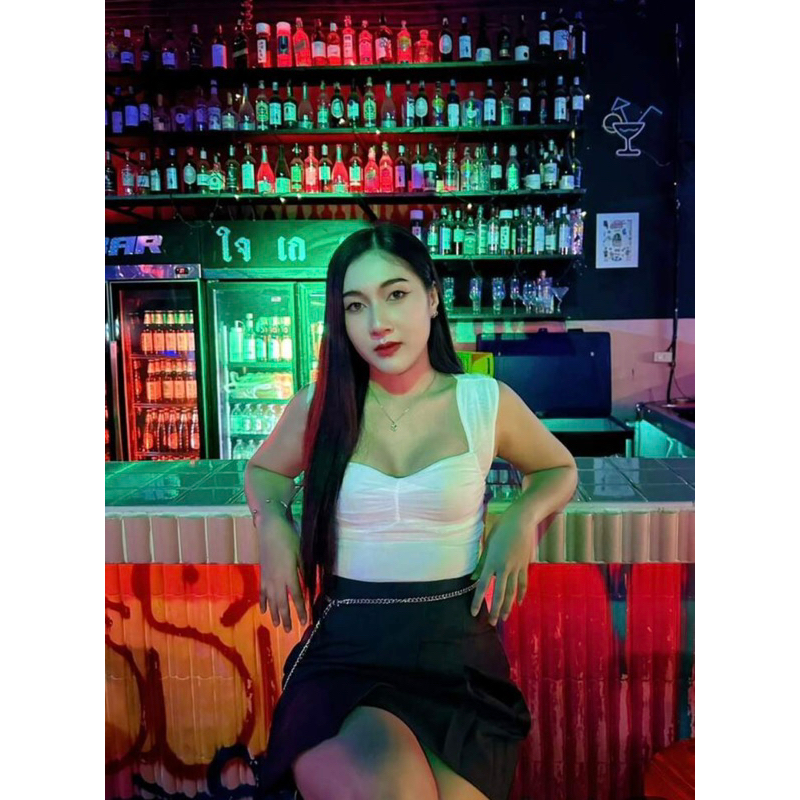 Áo 2 dây quai to thun lưới dúm ngực gấu bèo - 7 màu