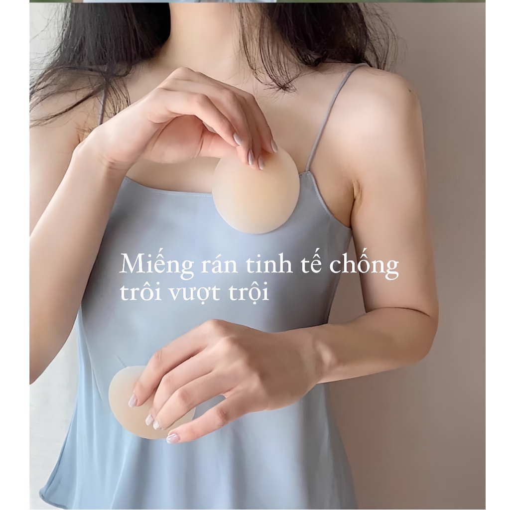 Miếng Dán Ngực Silicone Cao Cấp Siêu Mềm Sử Dụng Nhiều Lần YUKI STORE D199