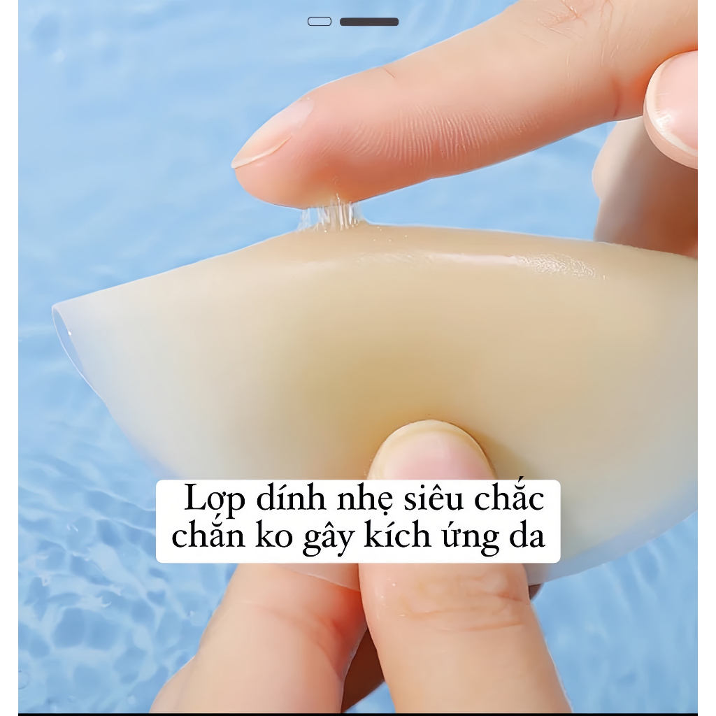 Miếng Dán Ngực Silicone Cao Cấp Siêu Mềm Sử Dụng Nhiều Lần YUKI STORE D199