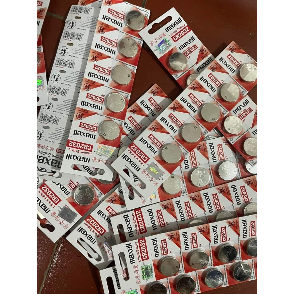 1 Vỉ 5 viên pin khiển Maxell CR2032 chính hãng