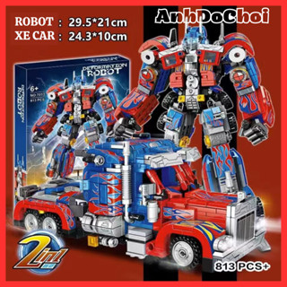 Đồ Chơi Lắp Ráp Xếp Hình anhdochoi Mô Hình ROBOT Transformer OPTIMUS Lắp Ráp Robot Người Máy