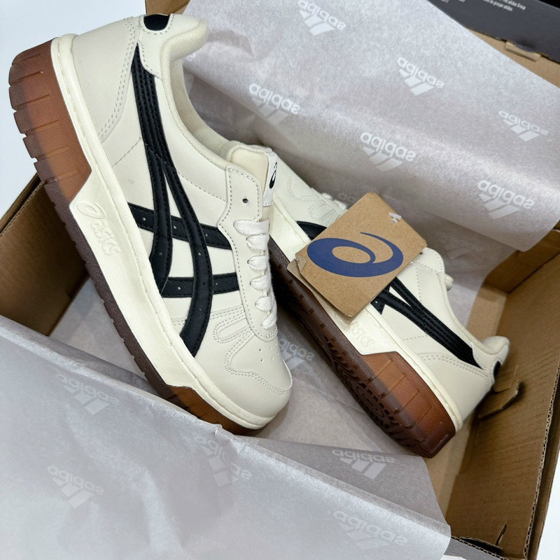 Giày sneaker _asics court mz cream black gum, giày _asics nam nữ cao cấp full box + bill