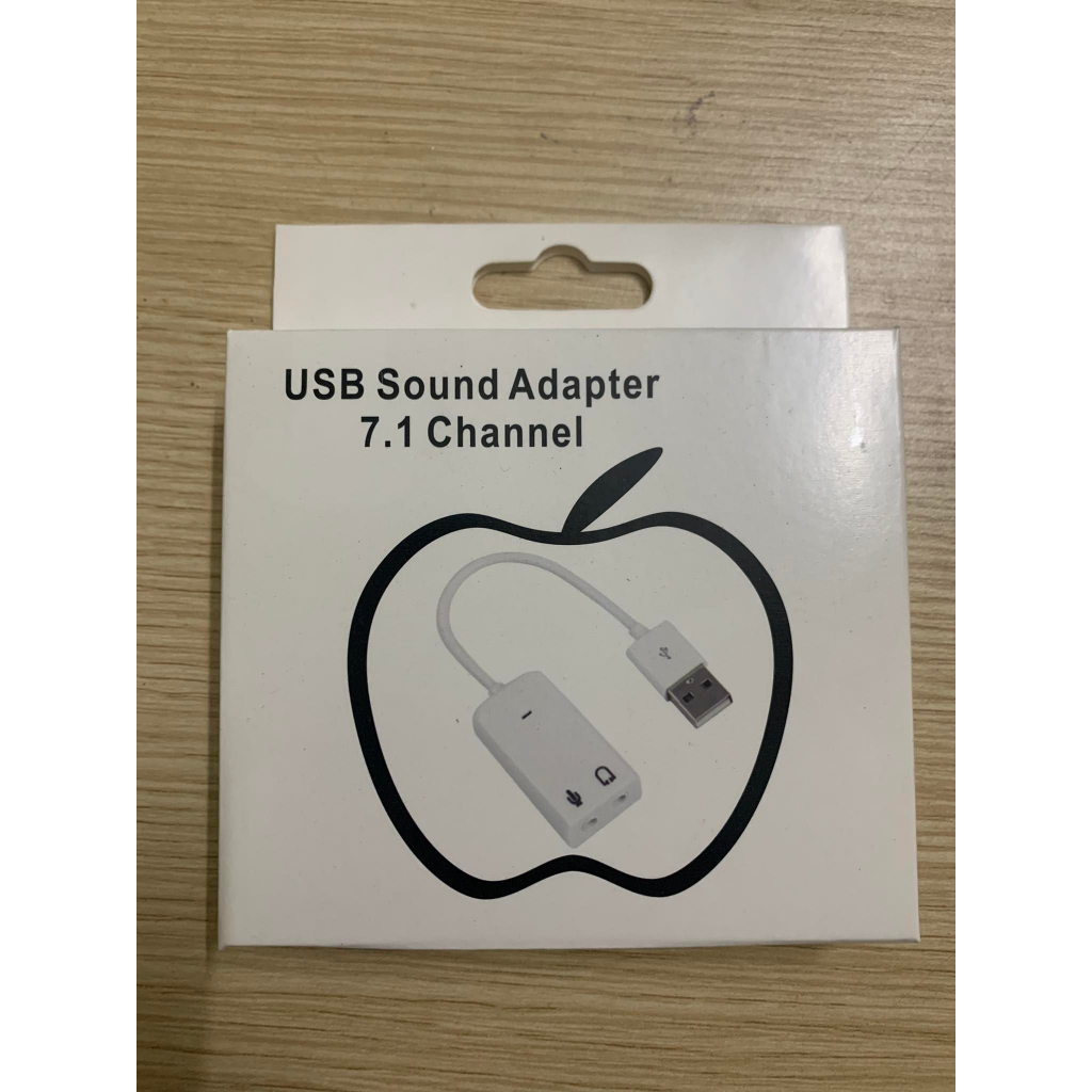Cáp chuyển đổi, Cáp usb soud 7.1 có dây. chuyển từ usb ra  cho tai nghe, loa