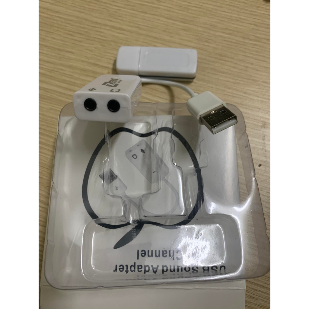 Cáp chuyển đổi, Cáp usb soud 7.1 có dây. chuyển từ usb ra  cho tai nghe, loa