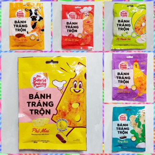 10 Gói Bánh tráng trộn 6 vị bánh tráng gà - bò - tôm - rong biến - chanh sả - phô mai Ăn cùng Bà Kim AVBAKI