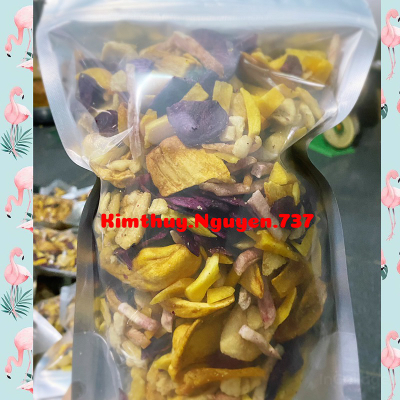 2Kg Thập Cẩm Và Các Loại Củ Quả Sấy Giòn Thơm Ngon - Kèm Quà