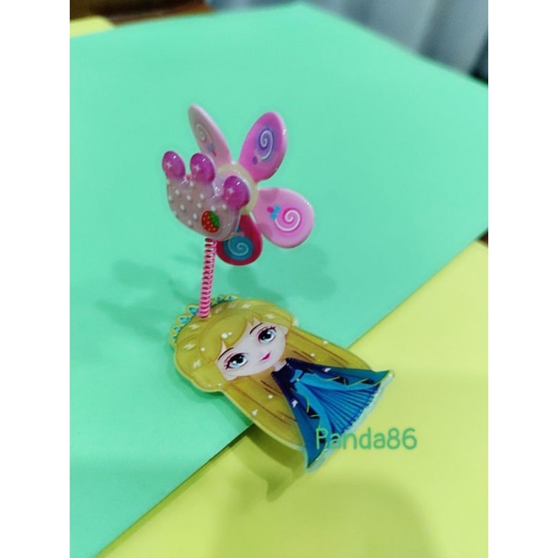 1 Cái Kẹp Tóc Chong Chóng Quay Tròn Hình Công Chúa Dễ Thương