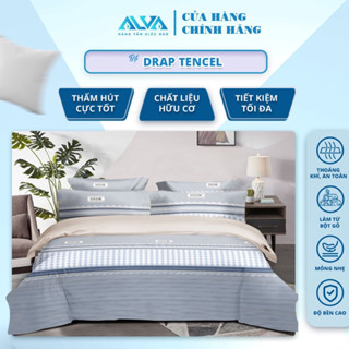 Bộ CHĂN GA LỤA TENCEL ( có mền ) Alva mát lạnh, mềm mịn, sang trọng, độ bền cao, an toàn cho sức khoẻ người dùng
