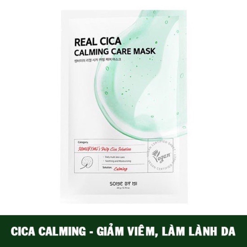 COMBO 10 Mặt Nạ Giấy Ngừa Mụn, Trắng Da Some By Mi Mask Mẫu Mới