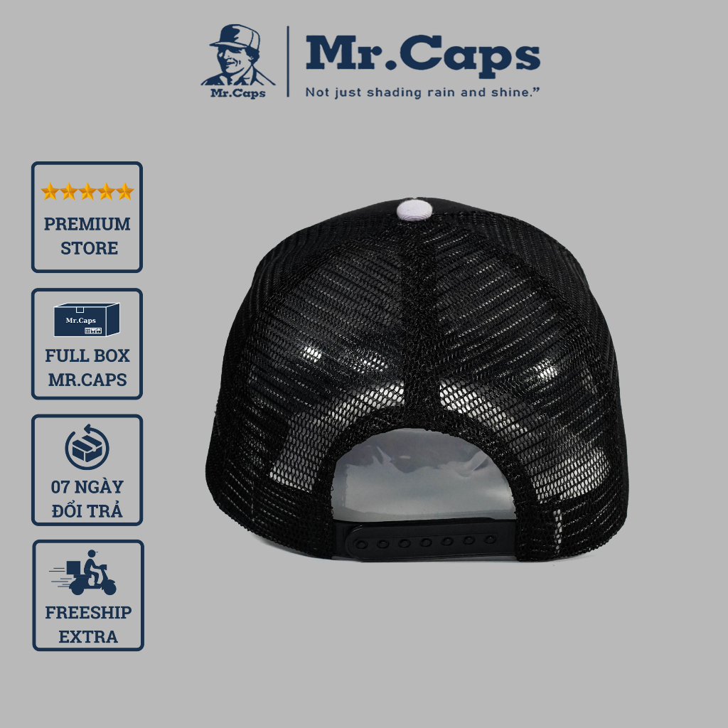 Mũ lưỡi trai lưới NY - Mũ kết VNXK kiểu dáng thời trang thể thao ullzang cao cấp phom unisex cho nam nữ của Mrcaps NY02