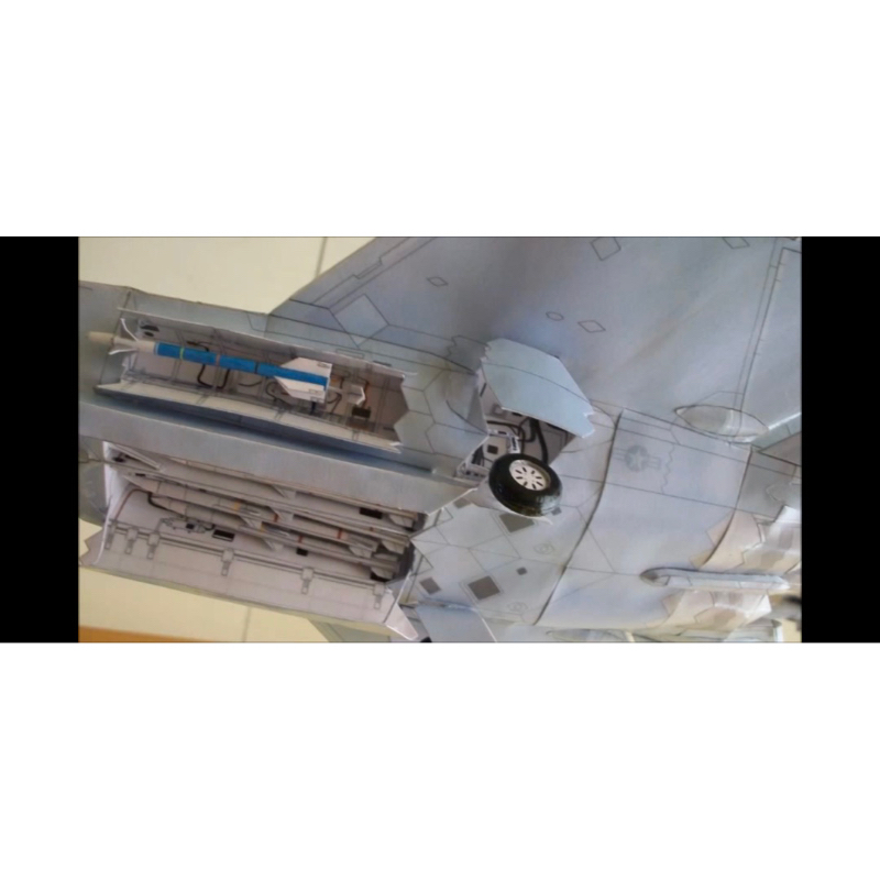 Mô hình giấy máy bay f22 raptor