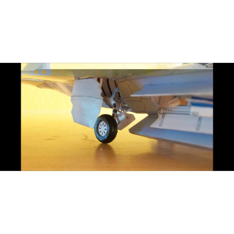Mô hình giấy máy bay f22 raptor