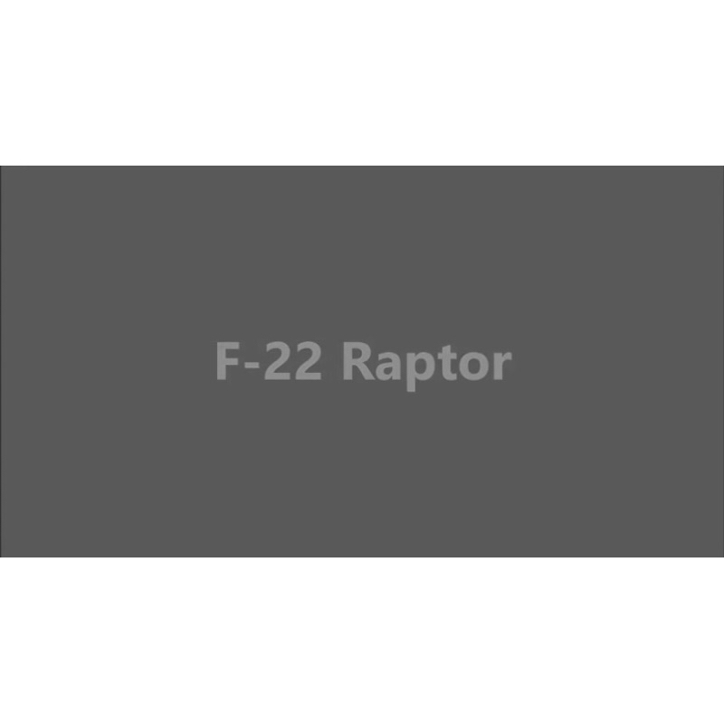 Mô hình giấy máy bay f22 raptor