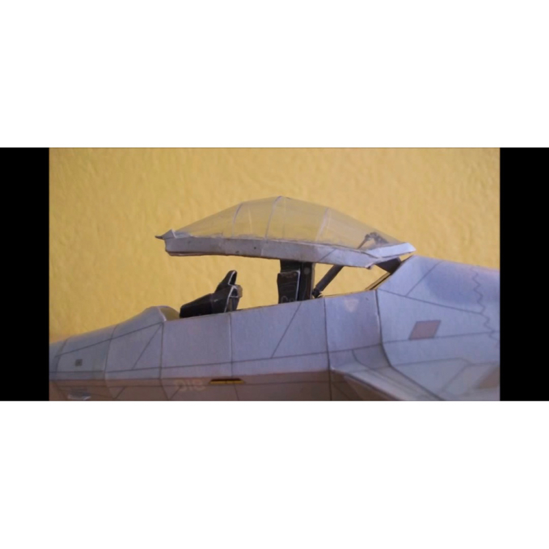 Mô hình giấy máy bay f22 raptor