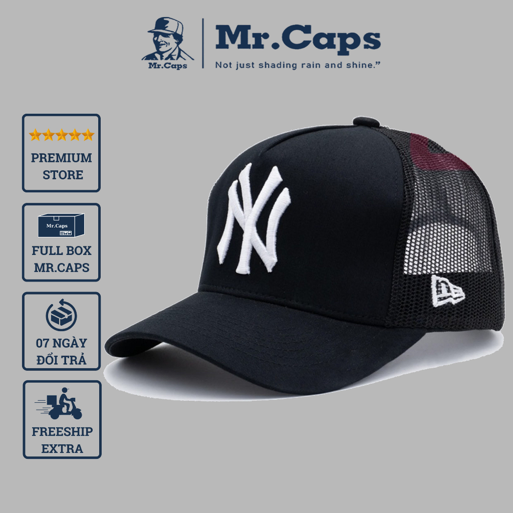 Nón lưỡi trai kết lưới MLB - Mũ phối lưới unisex nam nữ thời trang cao cấp phong cách Hàn Quốc ulzzang Mrcap Store MR02