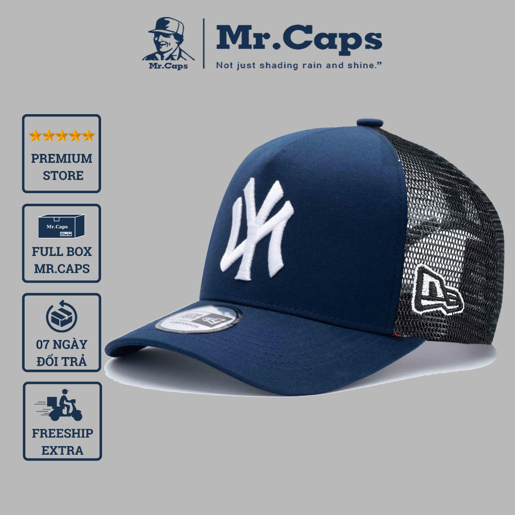 Nón lưỡi trai kết lưới MLB - Mũ phối lưới unisex nam nữ thời trang cao cấp phong cách Hàn Quốc ulzzang Mrcap Store MR02